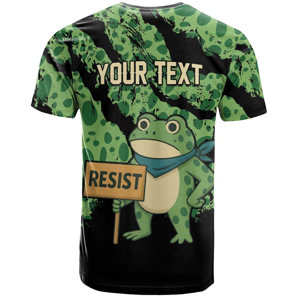 Personalized Portland Frog Resist T-Shirt Frogs Against Fascism Graphic Tee