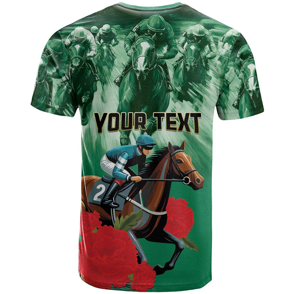 Personalized Belmont Horse Racing T-Shirt Run for the Carnations Graphic Tee