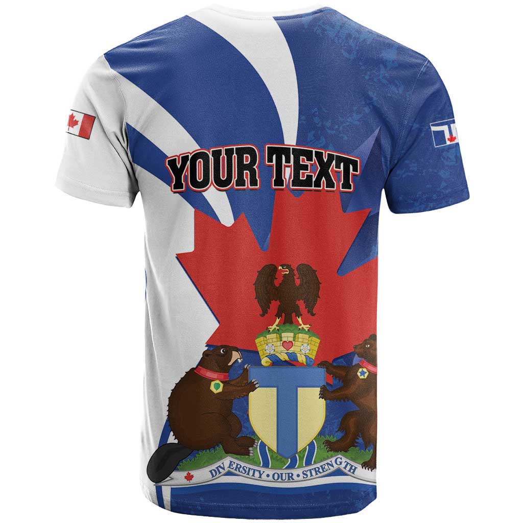 Personalised Canada Toronto T-Shirt Maple Leaf Diversity Our Strength Graphic Tee