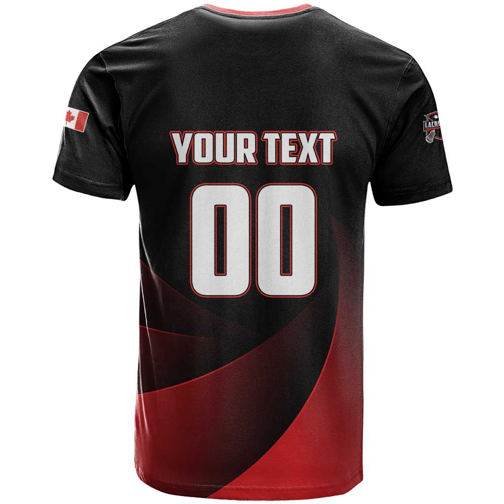 Custom Canada Lacrosse 2025 T-Shirt Our Country and Our Game Graphic Tee