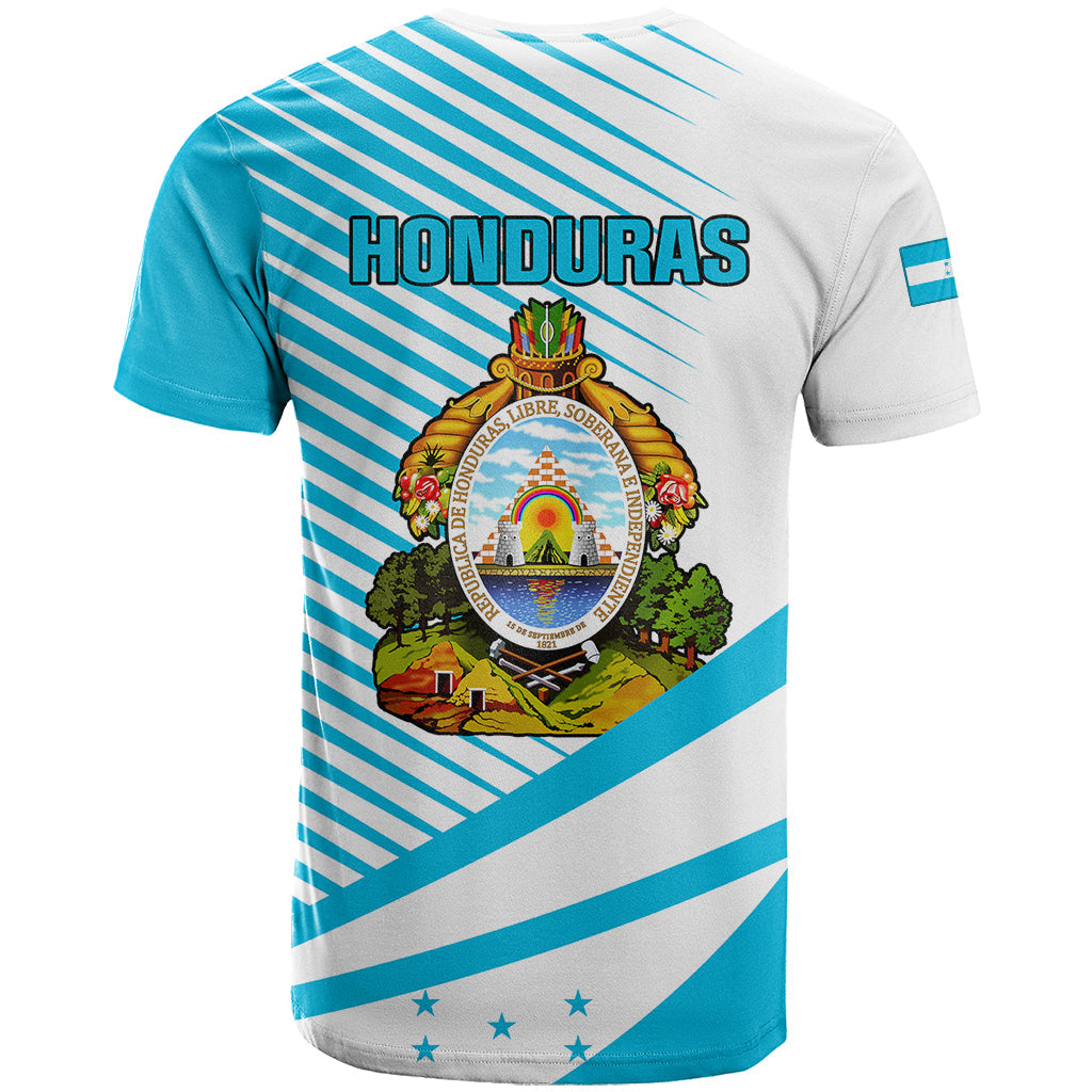 Honduras T-Shirt Coat Of Arms With Scarlet Macaw Graphic Tee