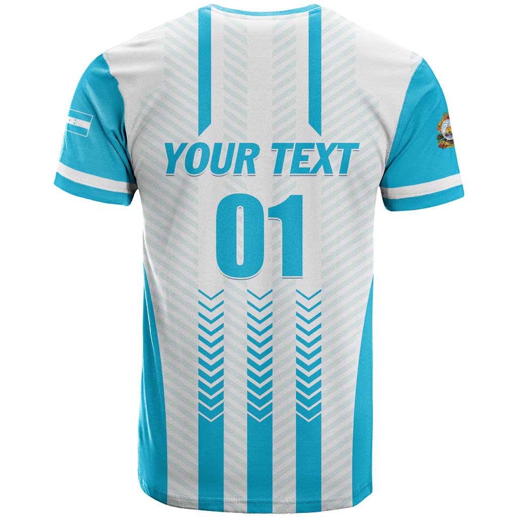Custom Honduras Football T-Shirt Vamos Los Catrachos Graphic Tee