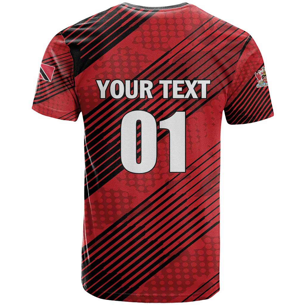Custom Trinidad and Tobago Football T-Shirt Soca Warriors In My Heart Graphic Tee