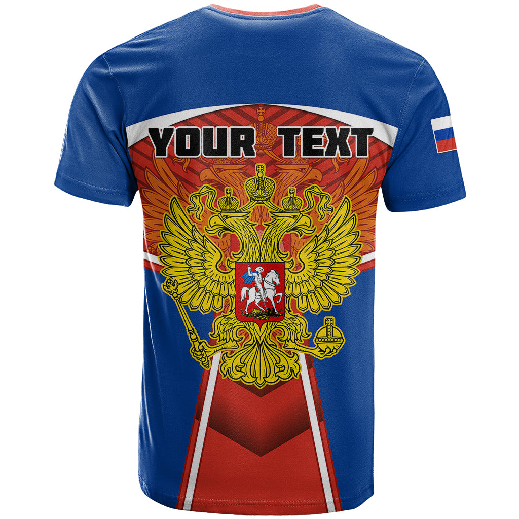 Personalised Russia T-Shirt Russian Eagle and Kremlin Graphic Tee
