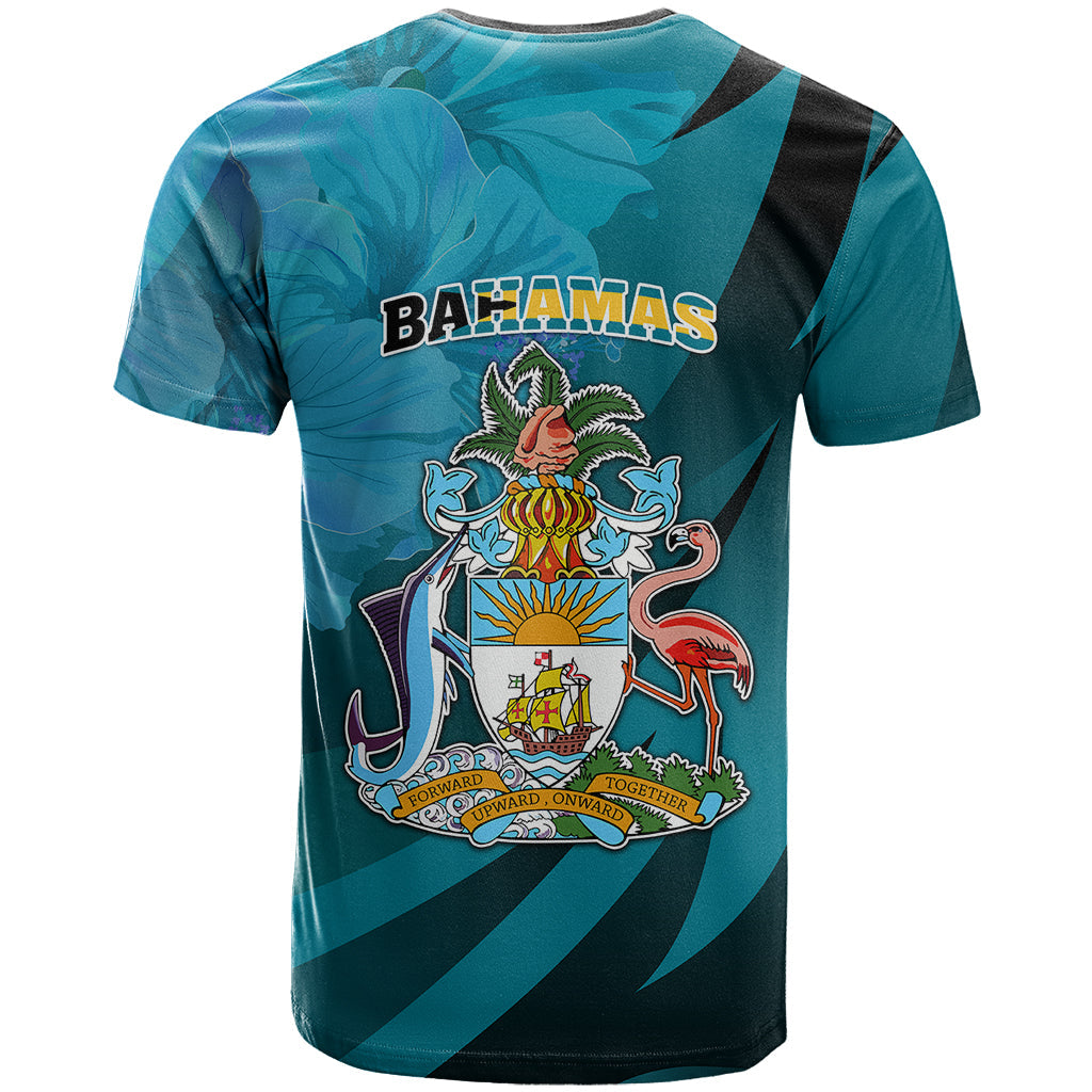 10 July The Bahamas Independence Day T-Shirt Bahamian Blue Marlin With Hibiscus Graphic Tee