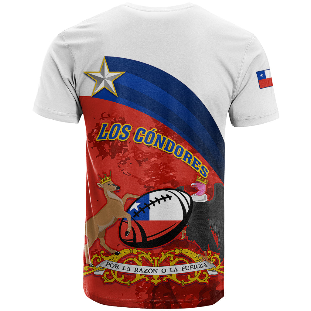 Chile Rugby T-Shirt The Condors Go World Cup Graphic Tee