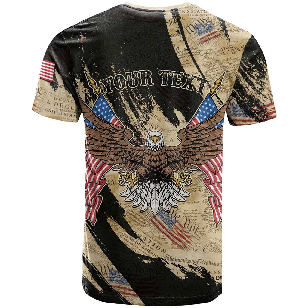 Personalized American 250th Anniversary T-Shirt We The People Graphic Tee