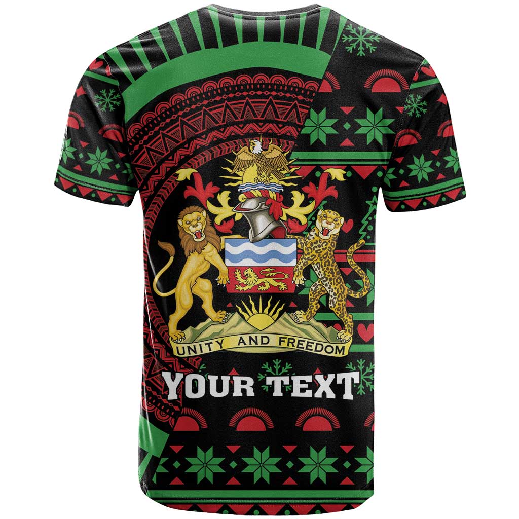 Personalized Malawi Christmas T-Shirt Thompson Gazelle - African Pattern Graphic Tee