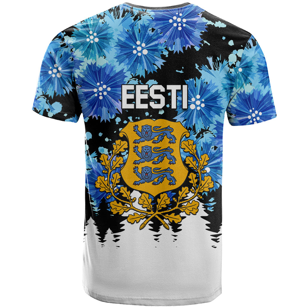Estonia Independence Day T-Shirt Cornflower Unique Style Graphic Tee