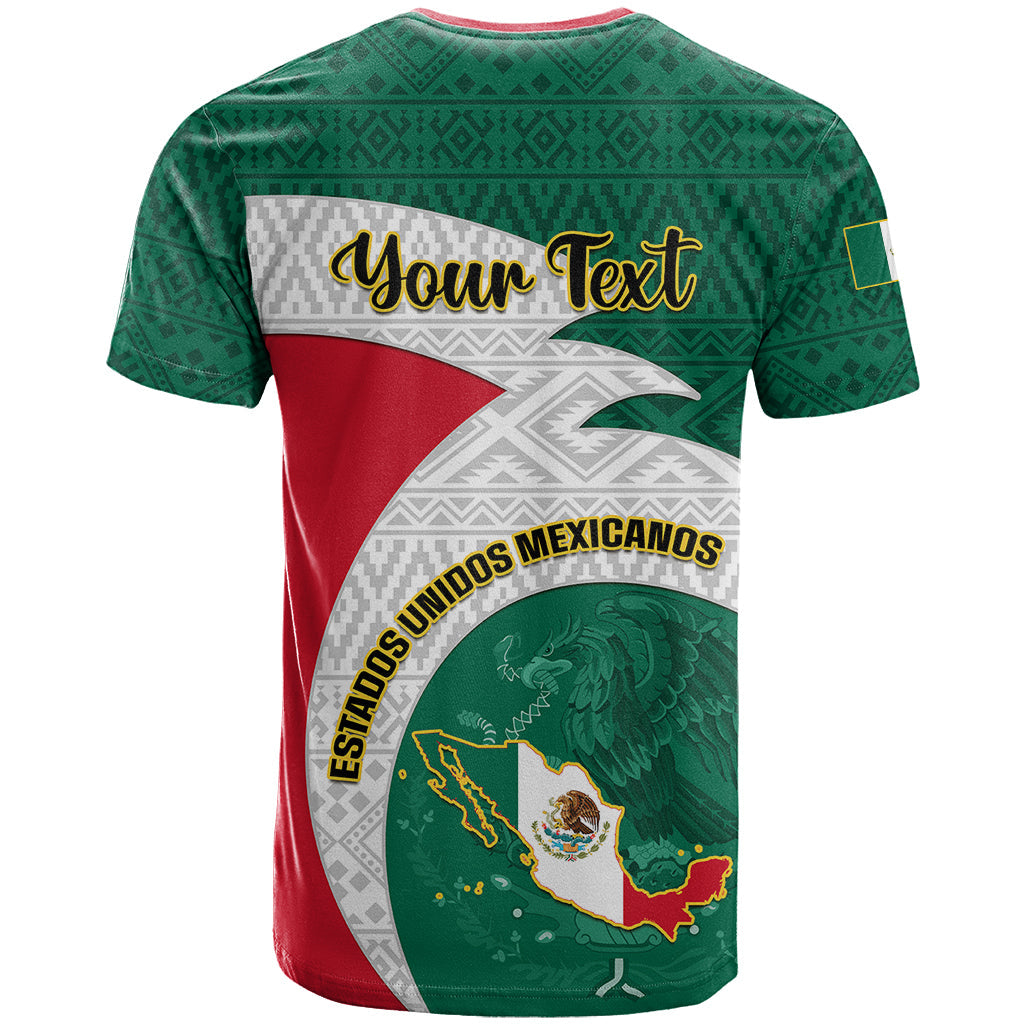 Personalised Mexico Independence Day T-Shirt Mexican Aztec Pattern Graphic Tee