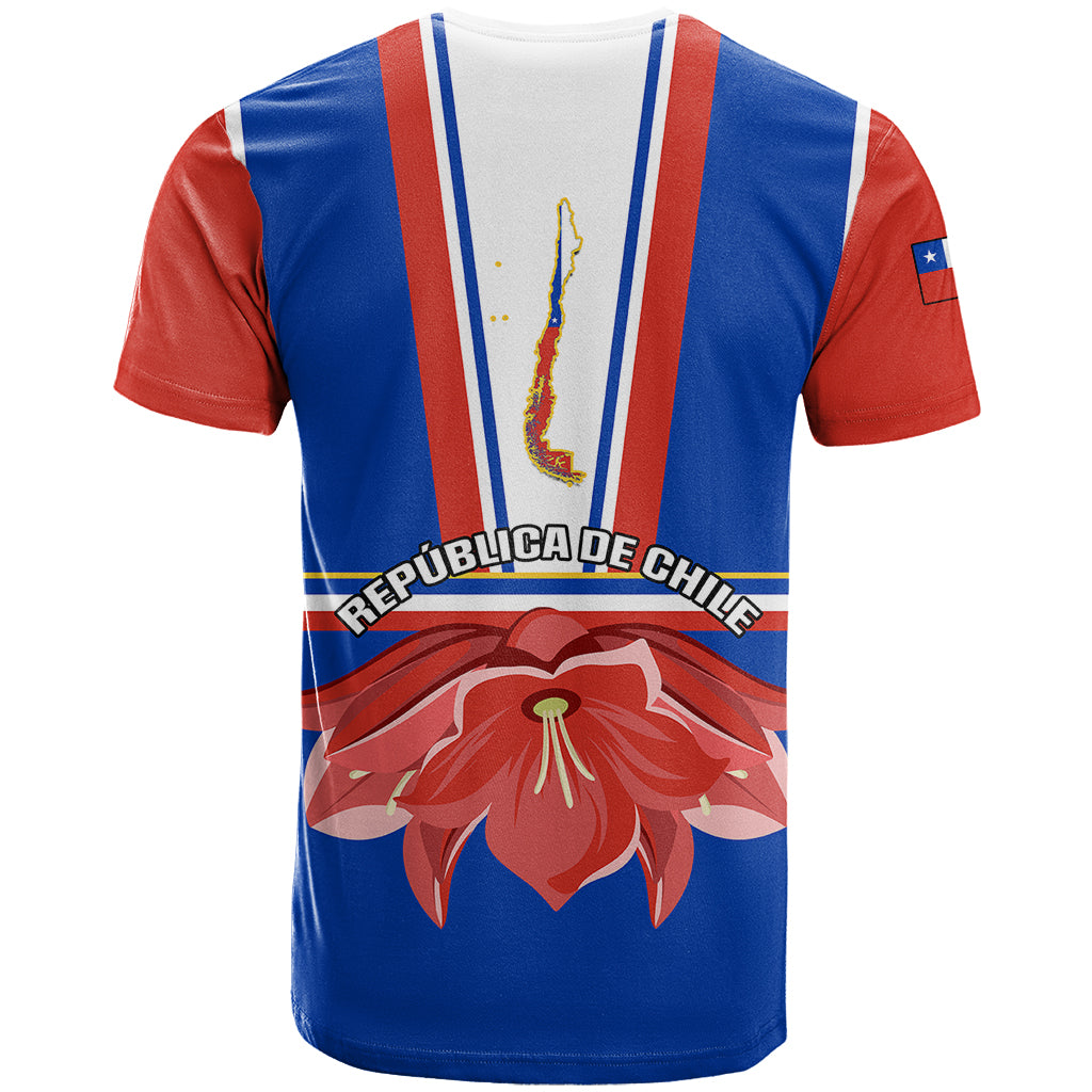 Chile Independence Day T-Shirt Chilean Bellflower Graphic Tee