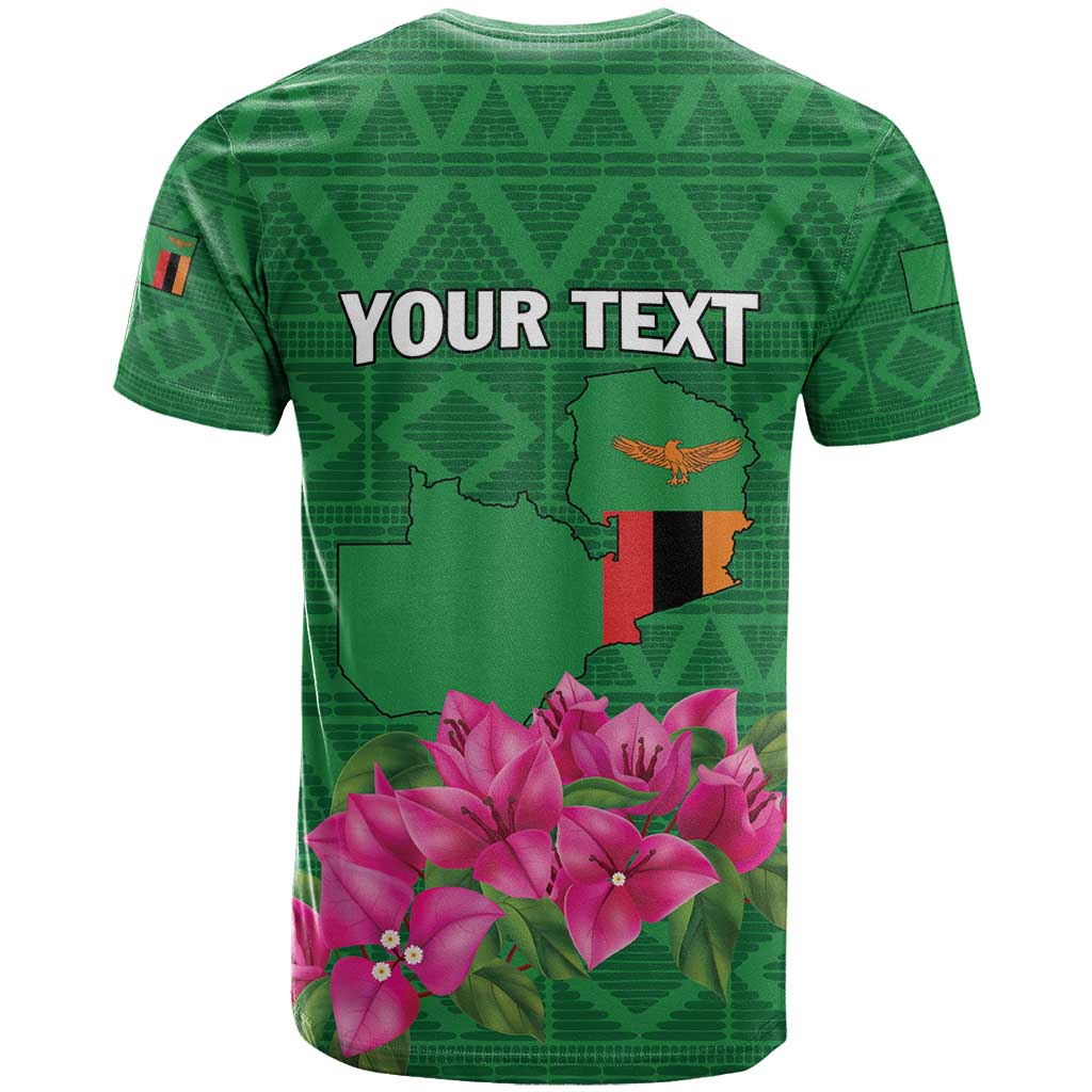 Personalized Zambia T-Shirt Icitungu ca Zambia Bougainvillea Graphic Tee
