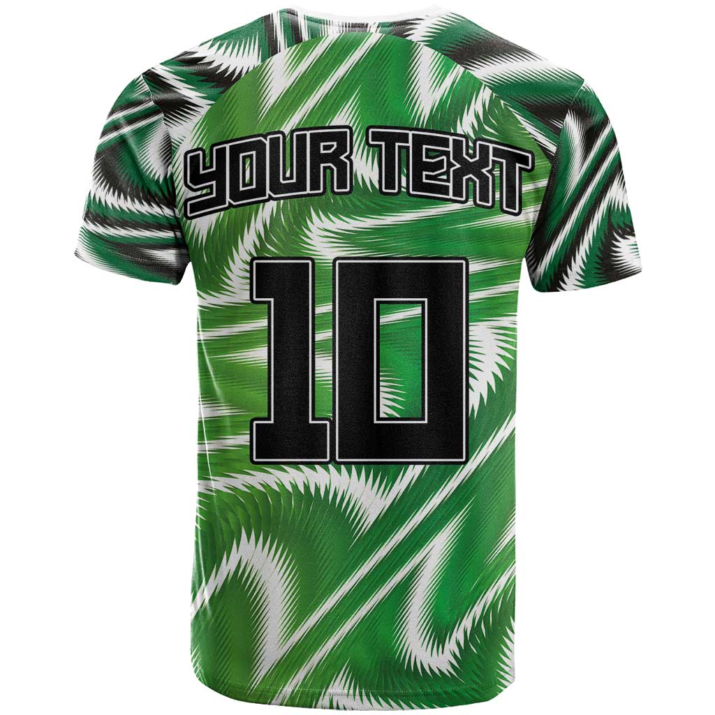 Custom Nigeria Football T-Shirt Sporty Super Eagles Graphic Tee