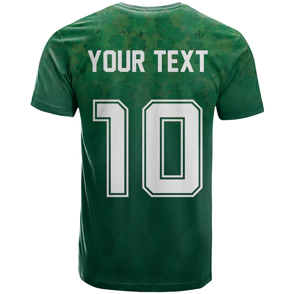 Custom Ireland Rugby Traditional Suit Costume T-Shirt Shamrock Sporty Style Graphic Tee