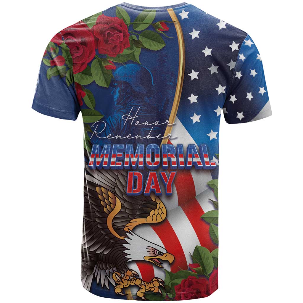 United States Memorial Day-Honor and Remember T-Shirt Graphic Tee