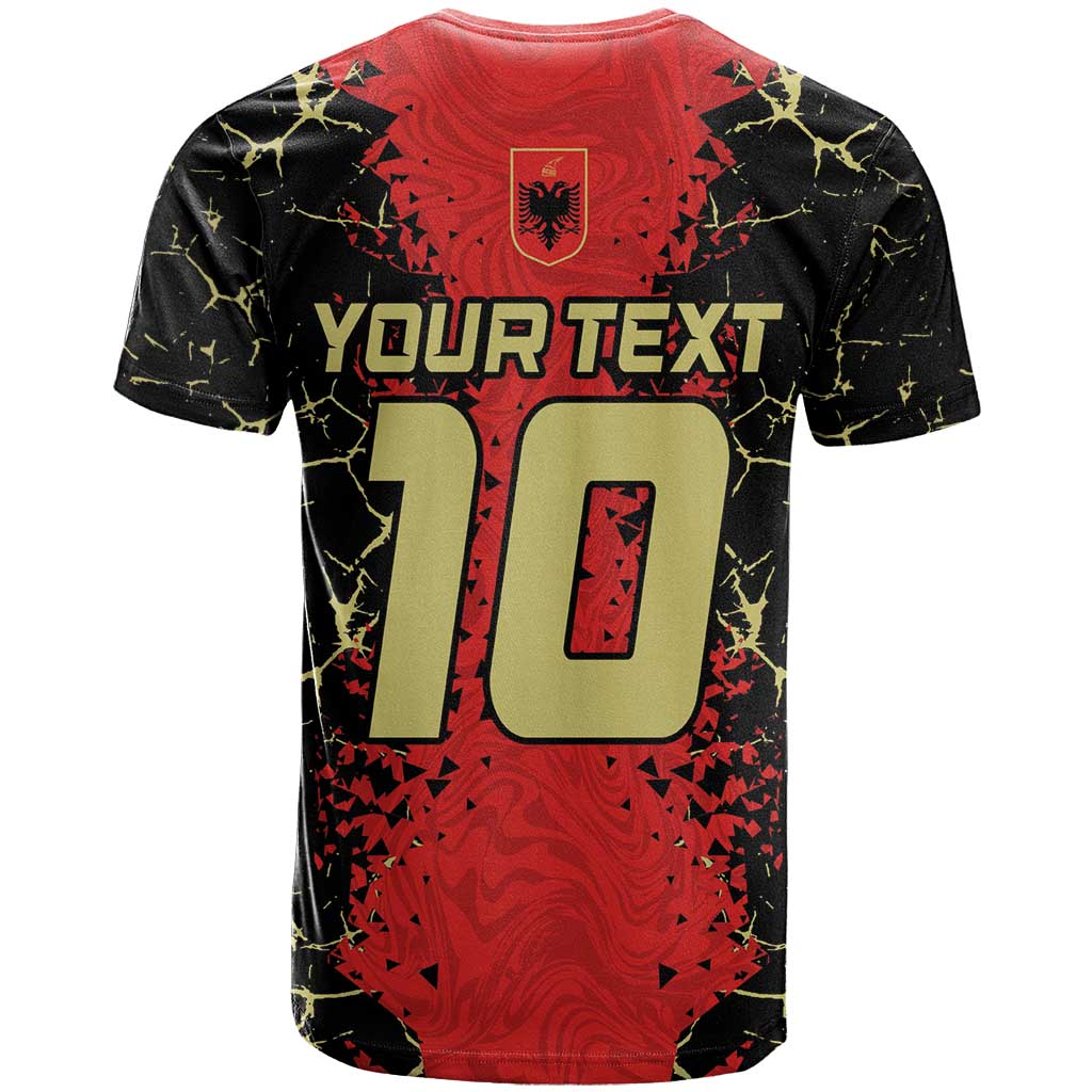 Custom Albania Football 2024 Go Champion T-Shirt Graphic Tee