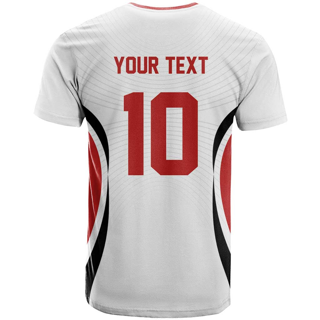 Custom Japan Volleyball T-Shirt Sporty Style White Color Graphic Tee