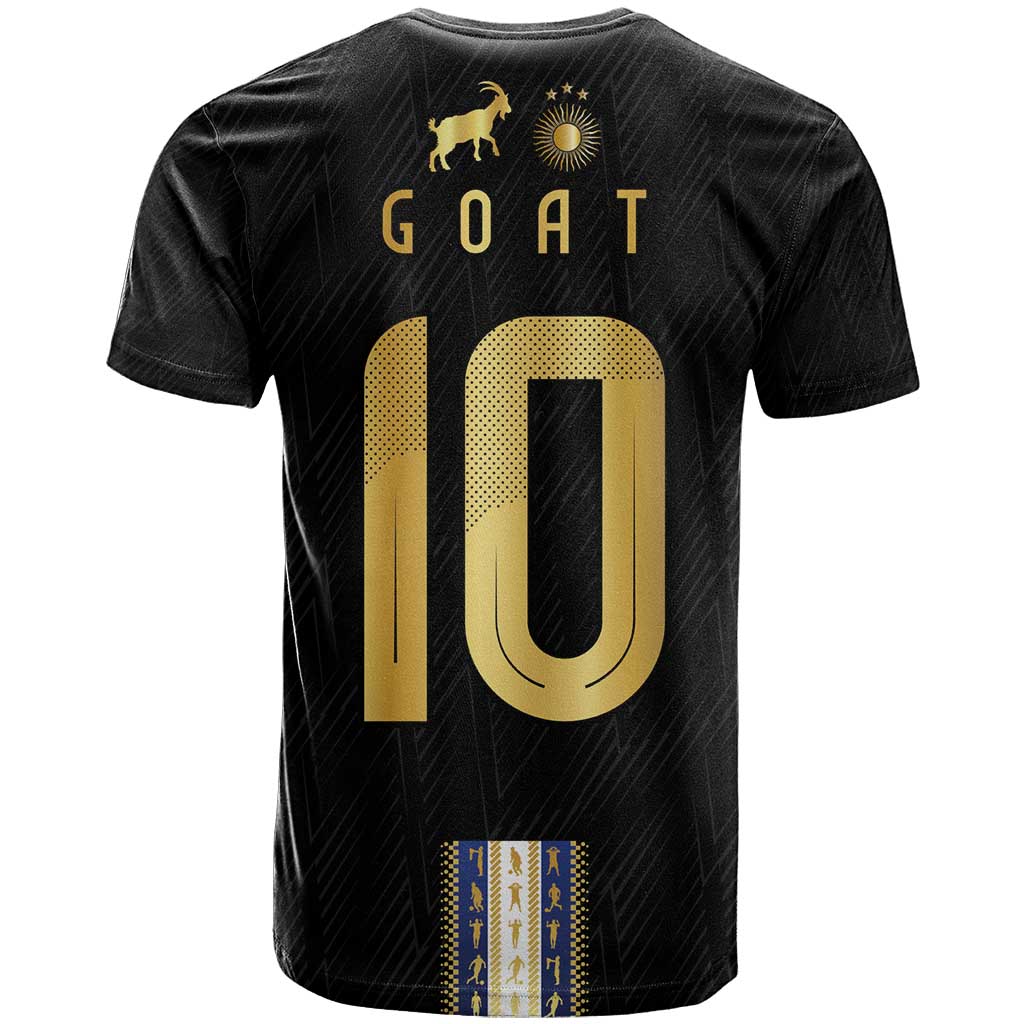 Argentina Football T-Shirt GOAT-Pride of La Albiceleste Graphic Tee