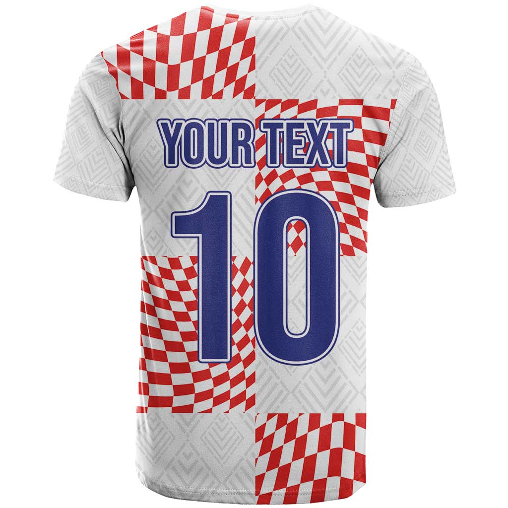 Custom Croatia Football Champion 2024 T-Shirt Graphic Tee