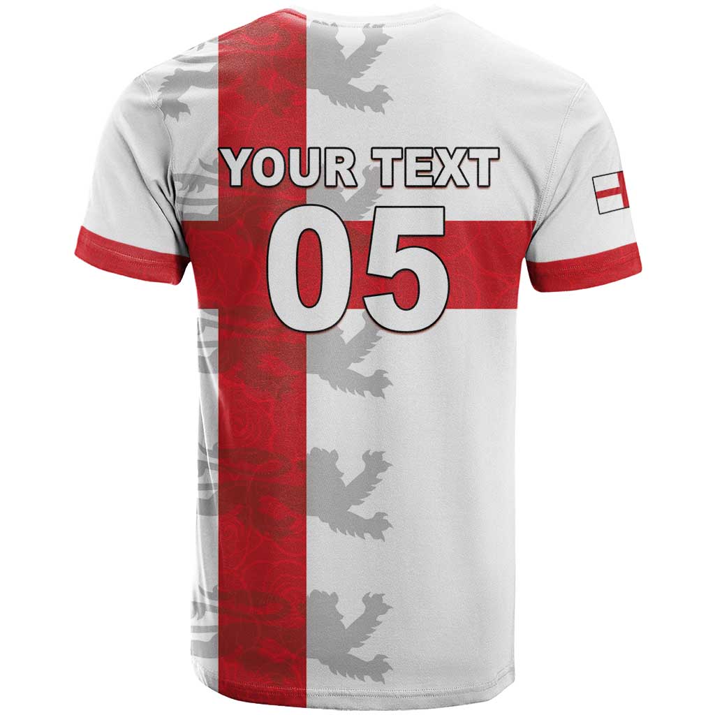 Custom England Rugby T-Shirt Vintage Style Graphic Tee