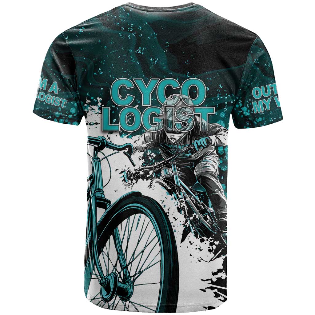 Cycologist Cycling T-Shirt Grunge Style Graphic Tee