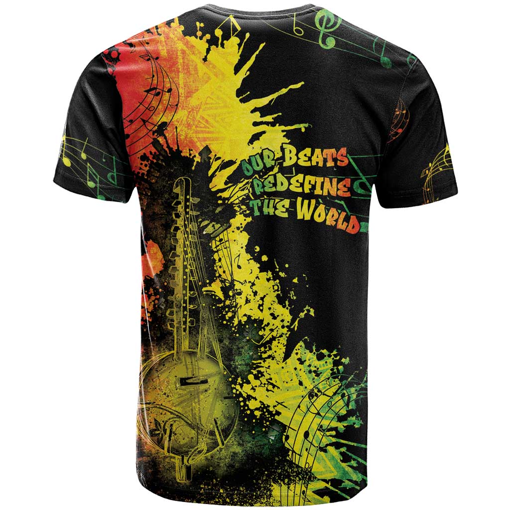 Afro Music Pride T-Shirt From Our Roots The World Finds Rhythm Graphic Tee