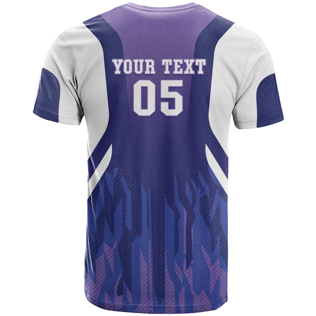 Custom Argentina 2025 Football T-Shirt Purple Version Graphic Tee