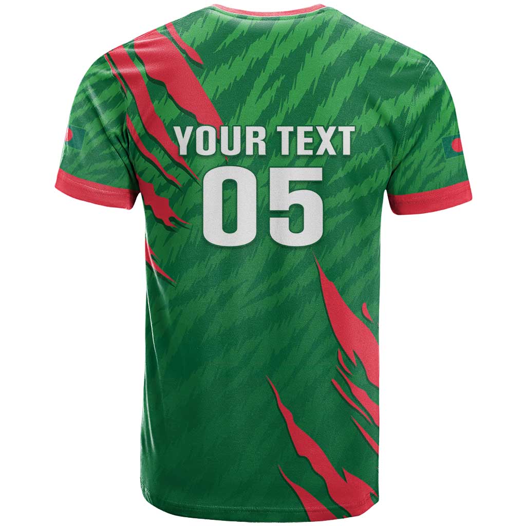 Custom Bangladesh Cricket T-Shirt Go Champions The Tigers Graphic Tee