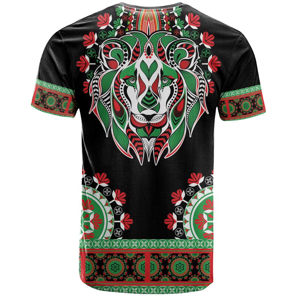 Libya Barbary Lion T-Shirt Dashiki Simple Style Graphic Tee