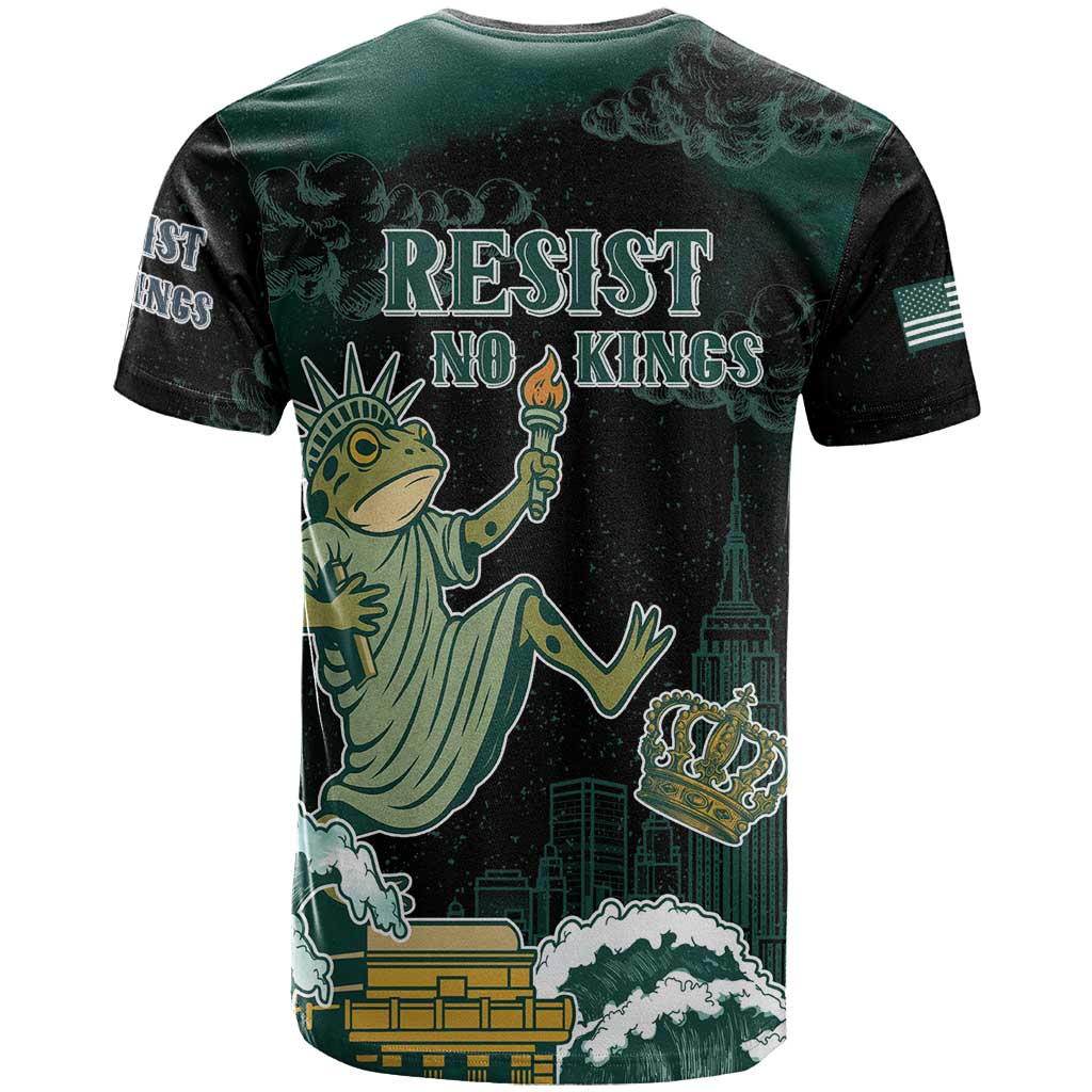 Frogs Against Fascism T-Shirt No Kings Funny Portland Frog Protest Graphic Tee