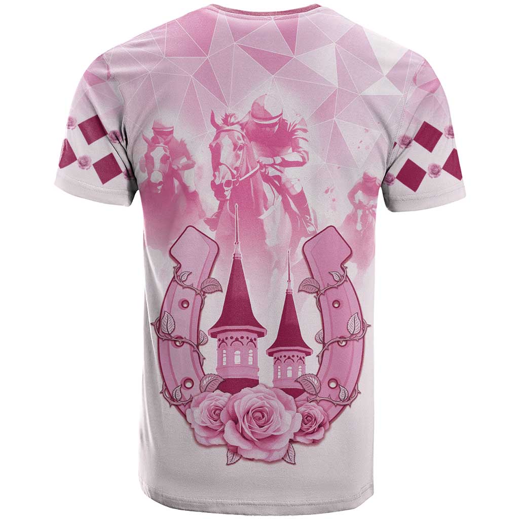 Kentucky Horse Racing T-Shirt 151st Anniversary Pink Version Graphic Tee