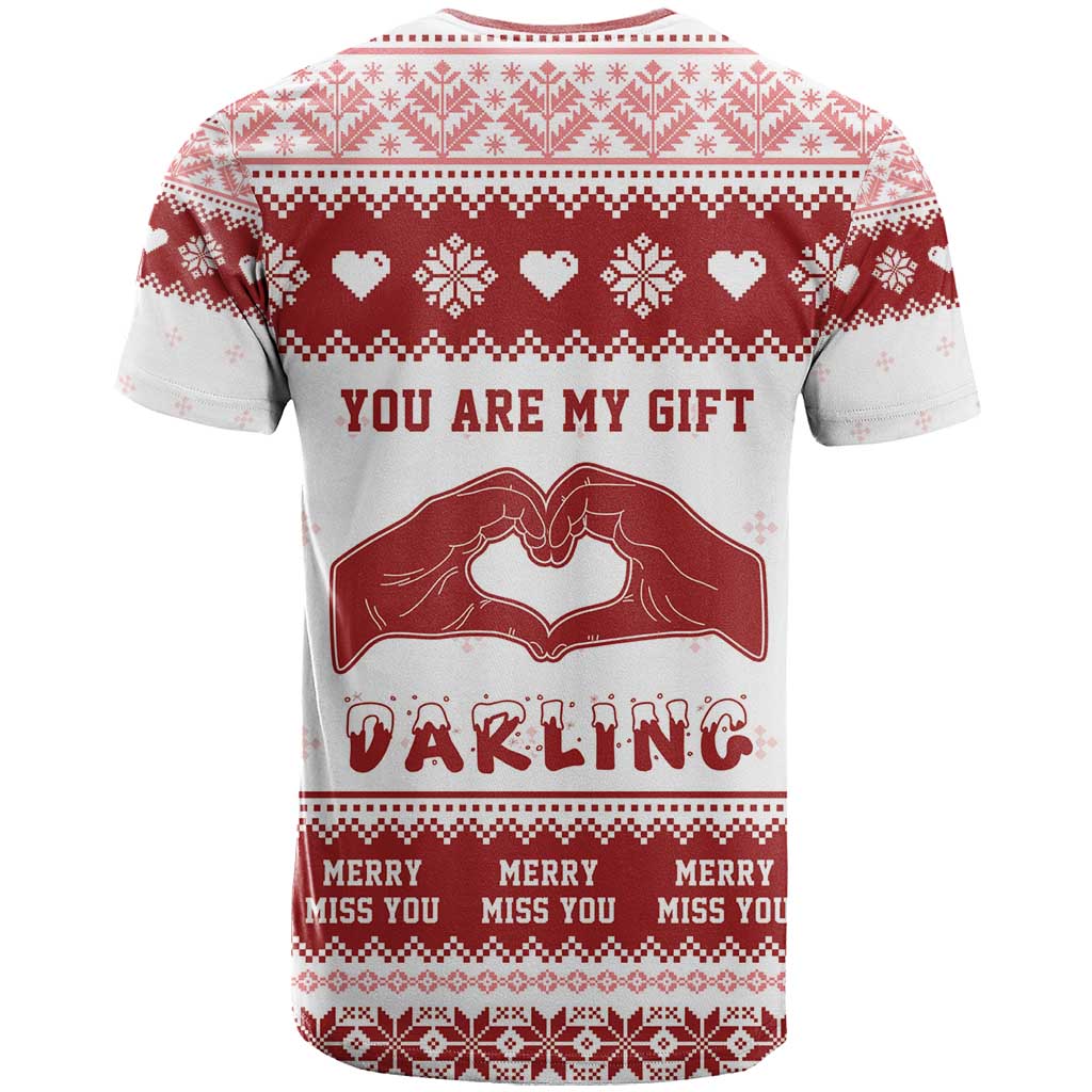 Romantic Christmas T-Shirt My Only Wish For Xmas Is You Graphic Tee