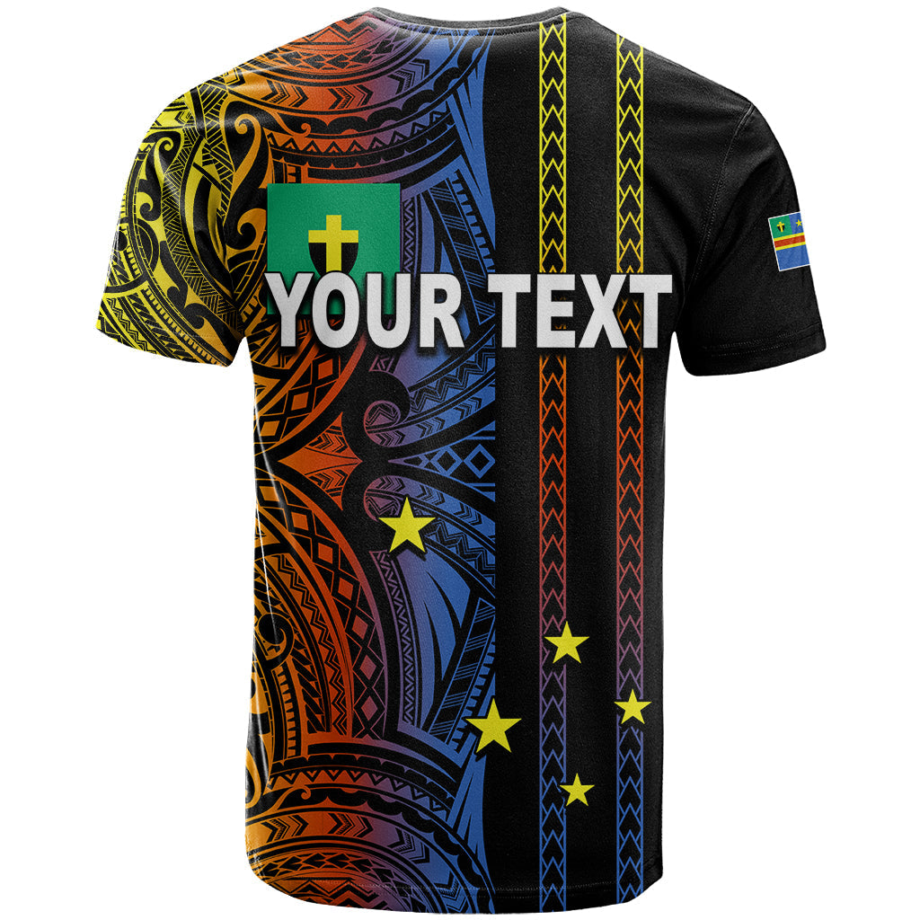 Custom Vanuatu Tafea T-Shirt Polynesian Tribal Graphic Tee