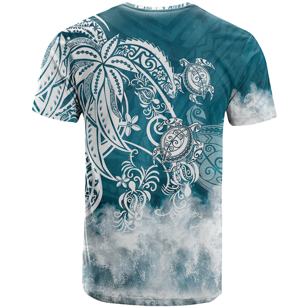 Polynesian Sea Turtle T-Shirt Tribal Graphic Tee