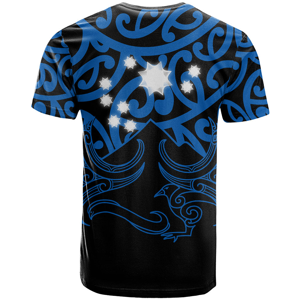 Matariki New Zealand T-Shirt Maori New Year Blue Graphic Tee