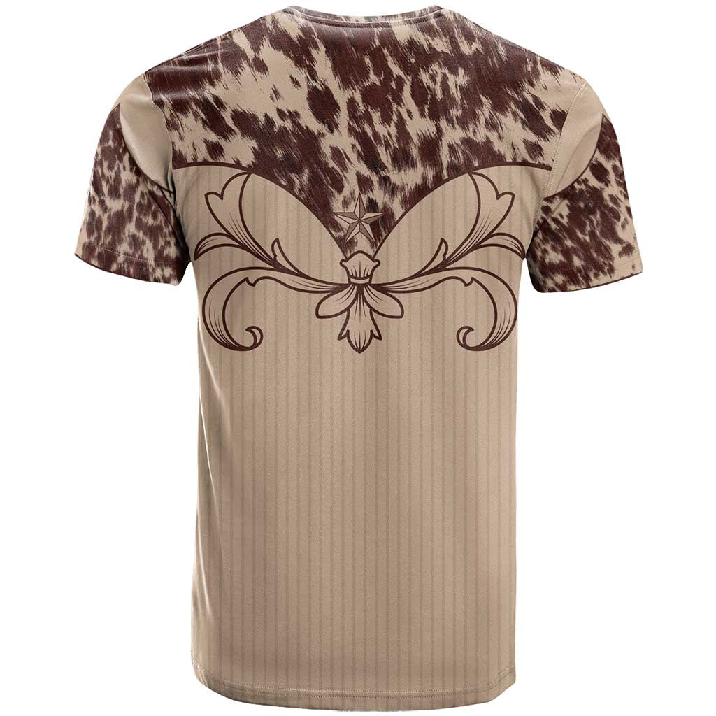Cowboys Wild West T-Shirt Cow Prints Graphic Tee