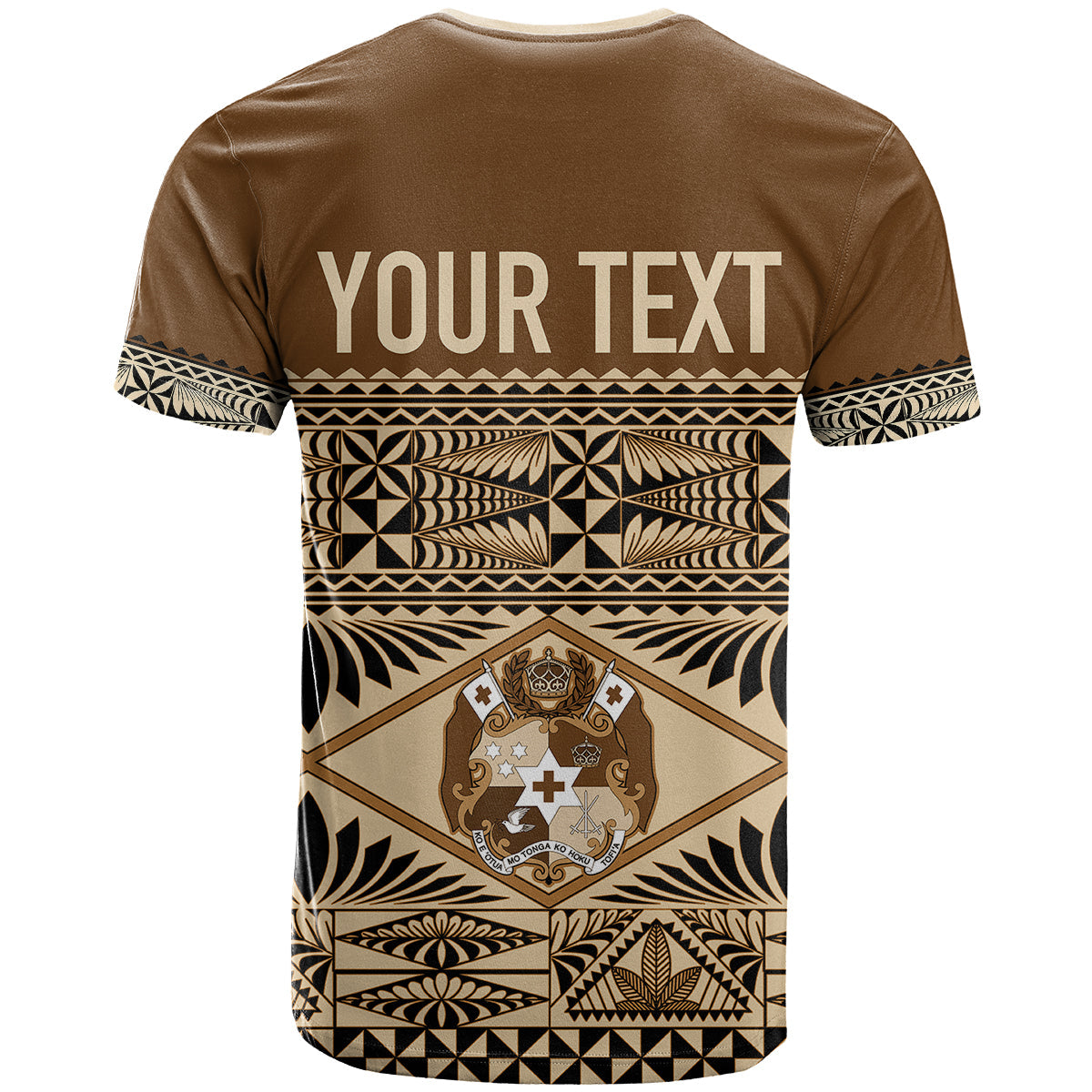 Personalised Tonga Independence Day T-Shirt Ngatu Tapa Style Graphic Tee