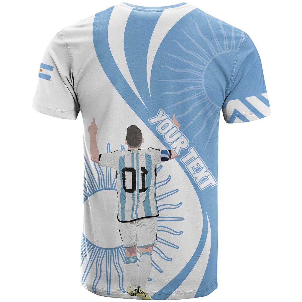 Argentina La Albiceleste Custom T-Shirt Vamos Argentina Graphic Tee