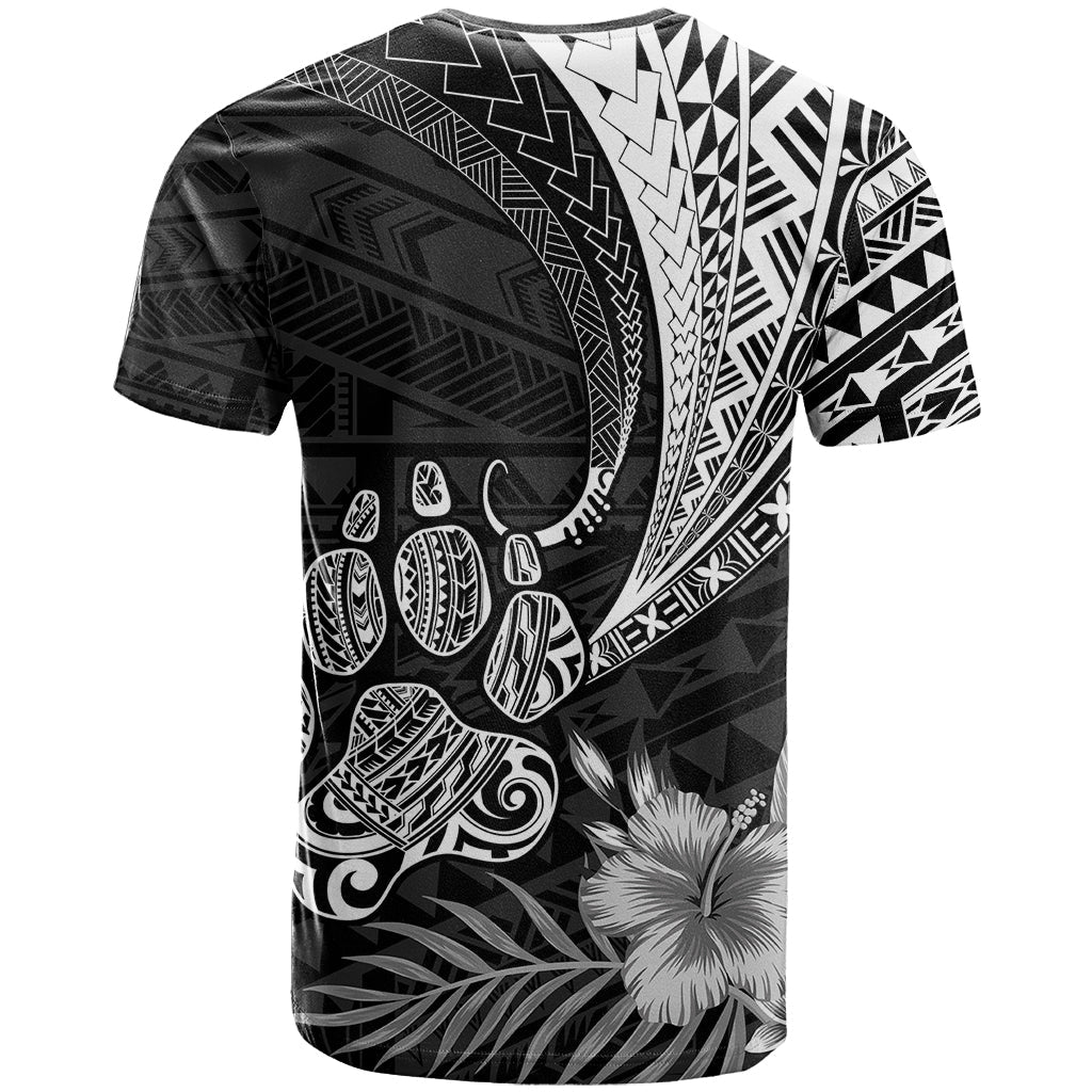 Personalised Polynesian T-Shirt Bulldog With Polynesian Patterns Graphic Tee