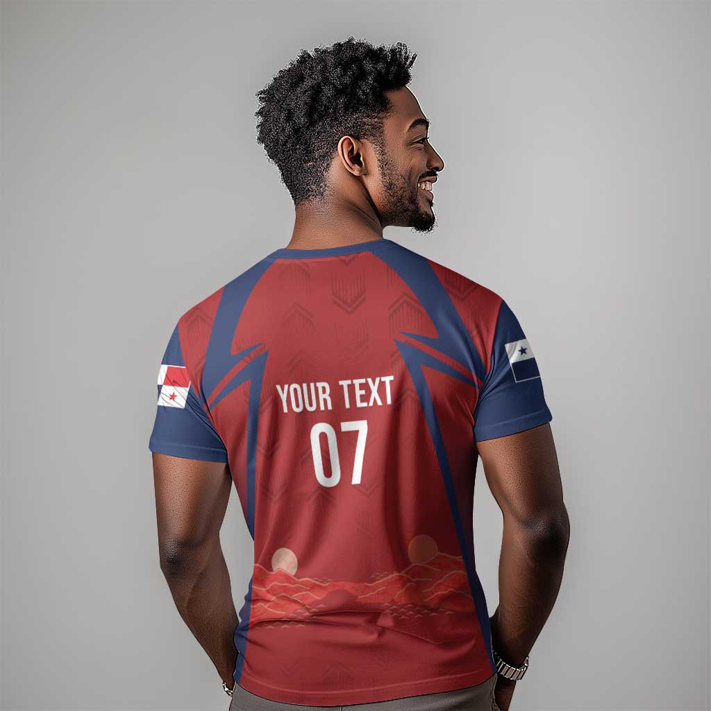 Afro-Panama Football 2026 Custom T-Shirt La Marea Roja Making History Graphic Tee