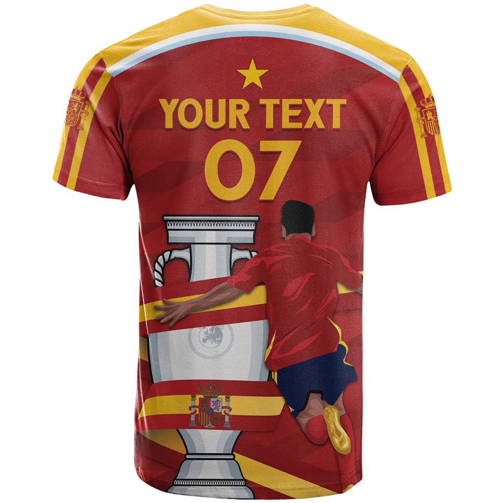 Spain Campeones Custom T-Shirt Reyes de Europa Graphic Tee