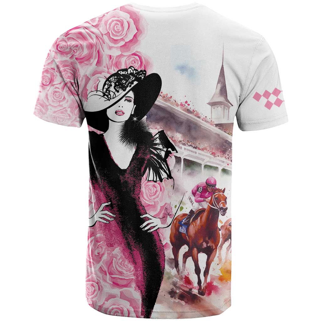 Kentucky Horse Racing T-Shirt Derby Day - Pink Out Party Graphic Tee
