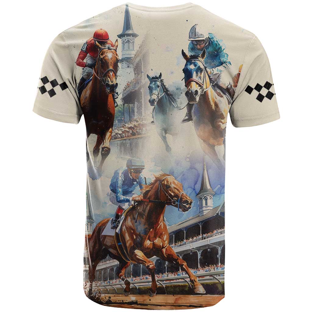 Kentucky Horse Racing T-Shirt For The Roses Graphic Tee