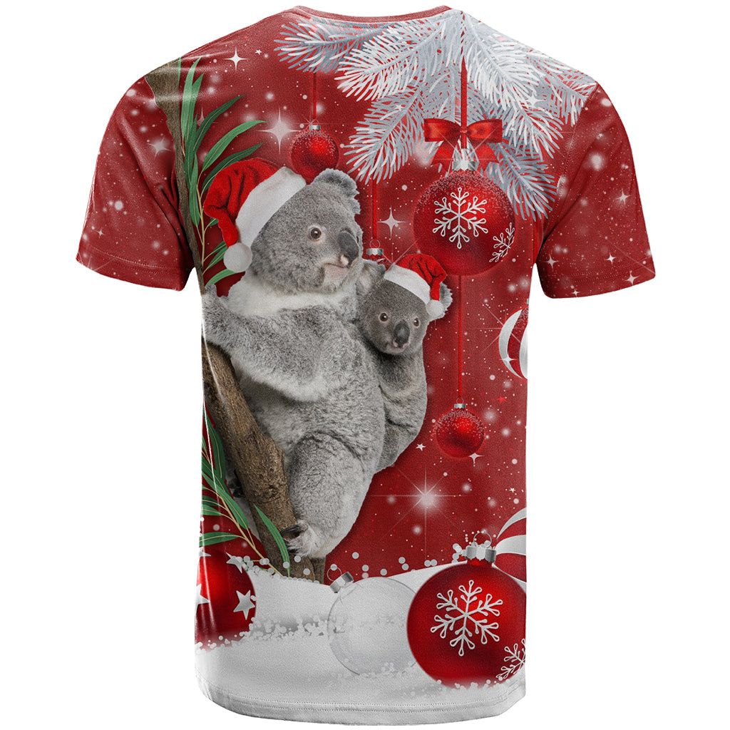Australia Christmas T-Shirt Santa Koala Ver02 Graphic Tee