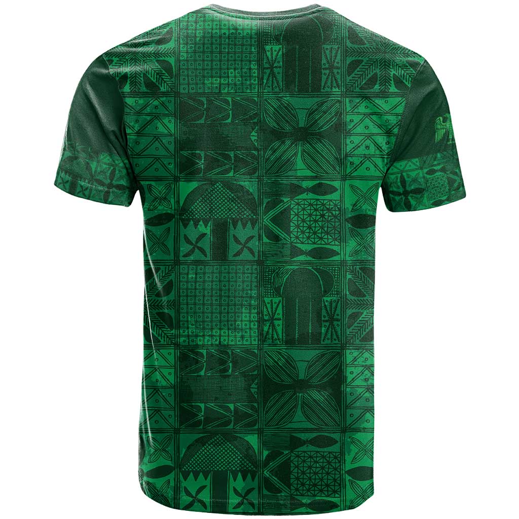 Nigeria Yoruba Adire Patterns T-Shirt Proud To Be Naija Graphic Tee