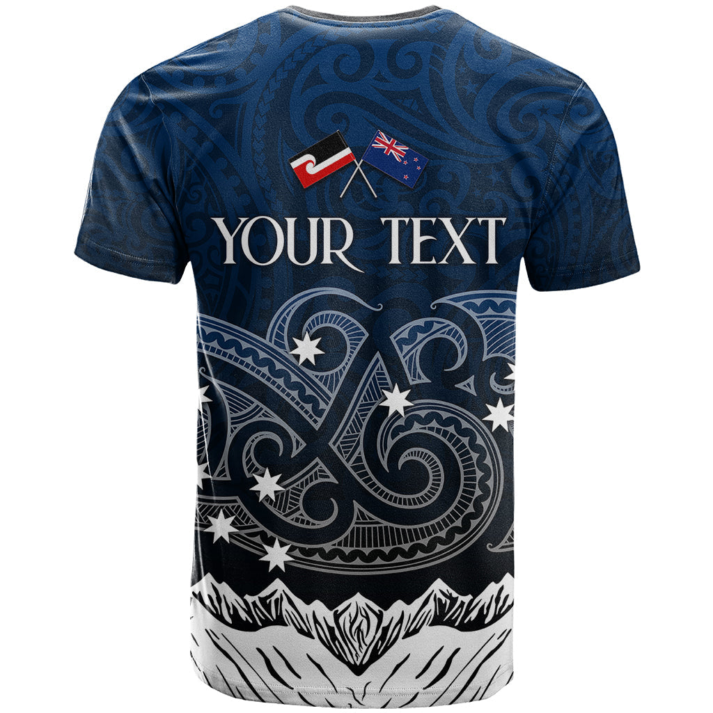 Personalised New Zealand T-Shirt Matariki Maori Patterns - Gradient Graphic Tee