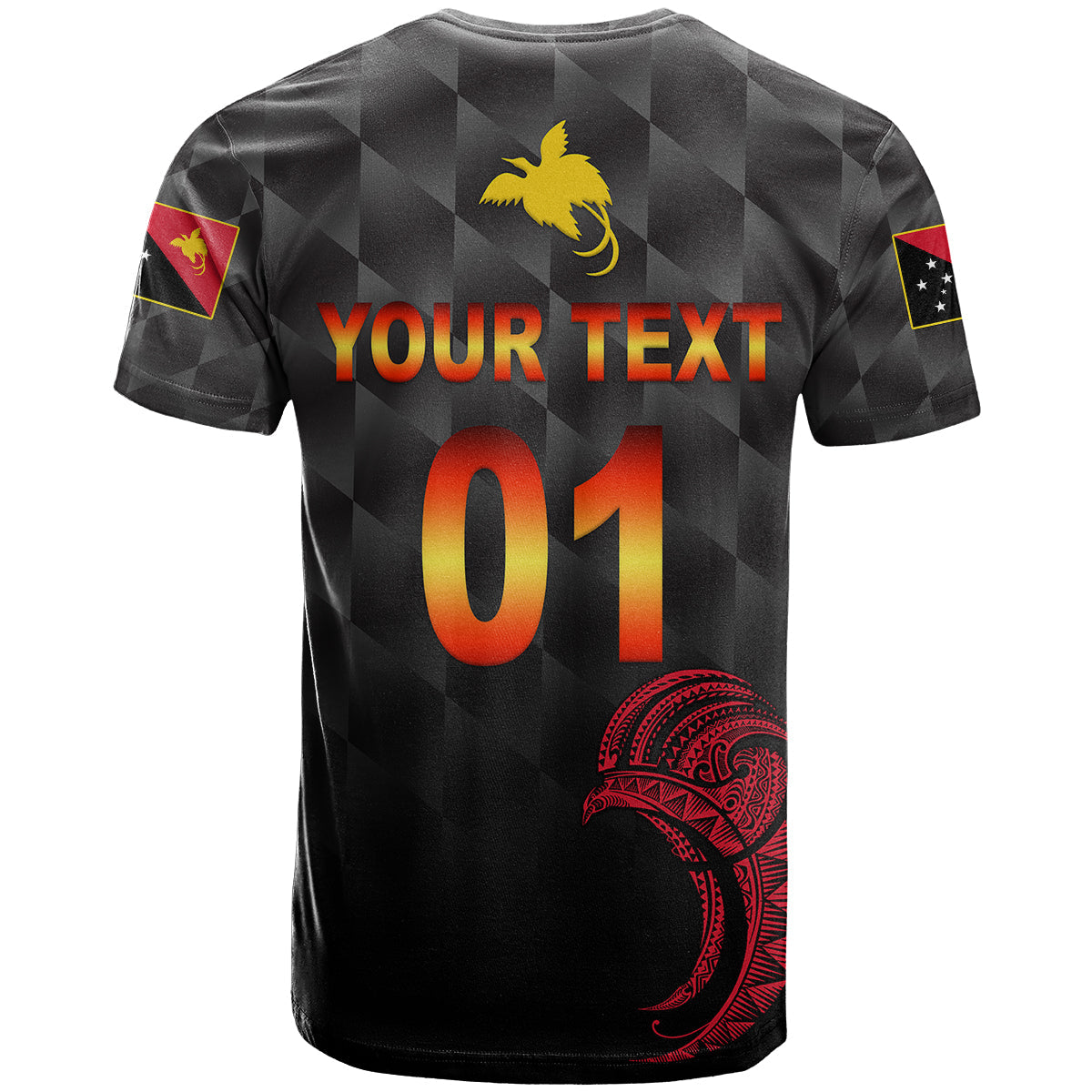 Custom Papua New Guinea Barramundis Cricket T-Shirt Birds Of Paradise Paradisaea Raggiana Original Black Graphic Tee