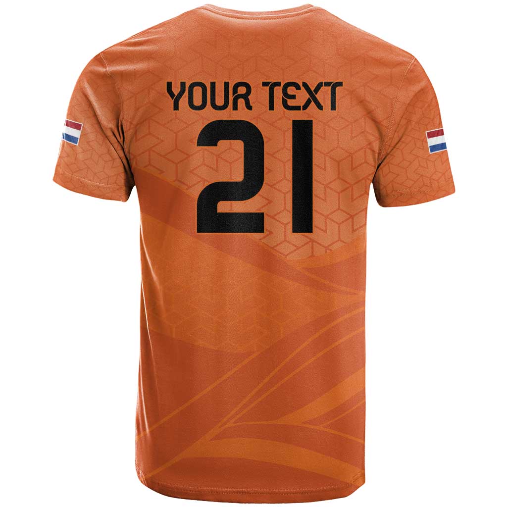Custom Netherlands Oranje Football T-Shirt Come On Het Nederlands Elftal Graphic Tee