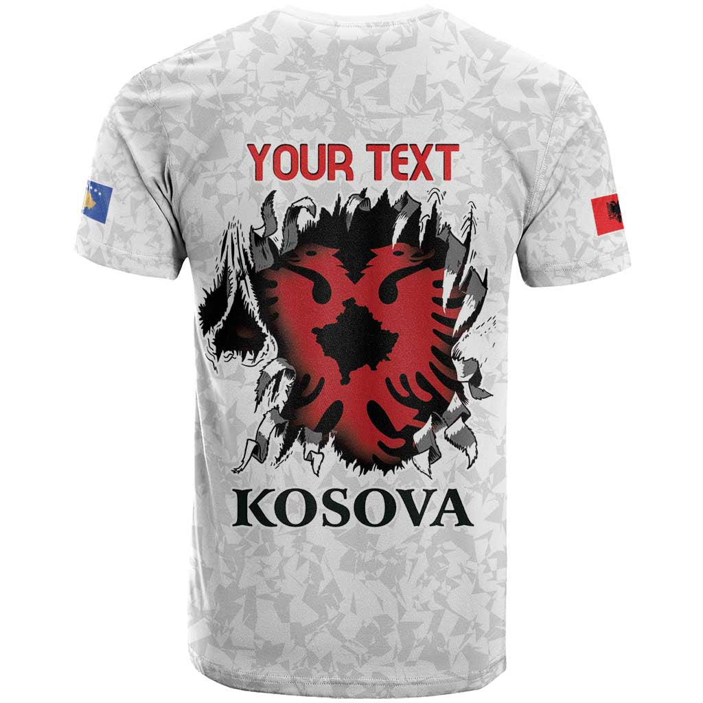 Personalized Kosova E Lire T-Shirt Kosova Albanian Flag Graphic Tee