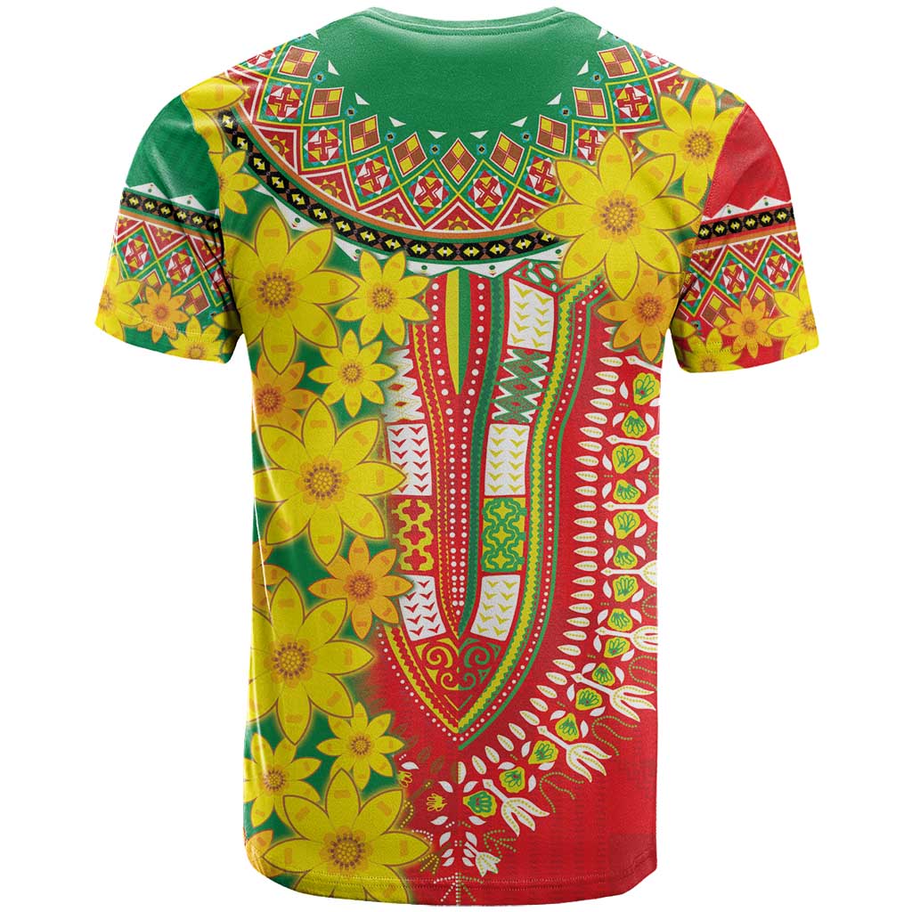 Ethiopian New Year T-Shirt Enkutatash Adey Abeba Flower Art Graphic Tee